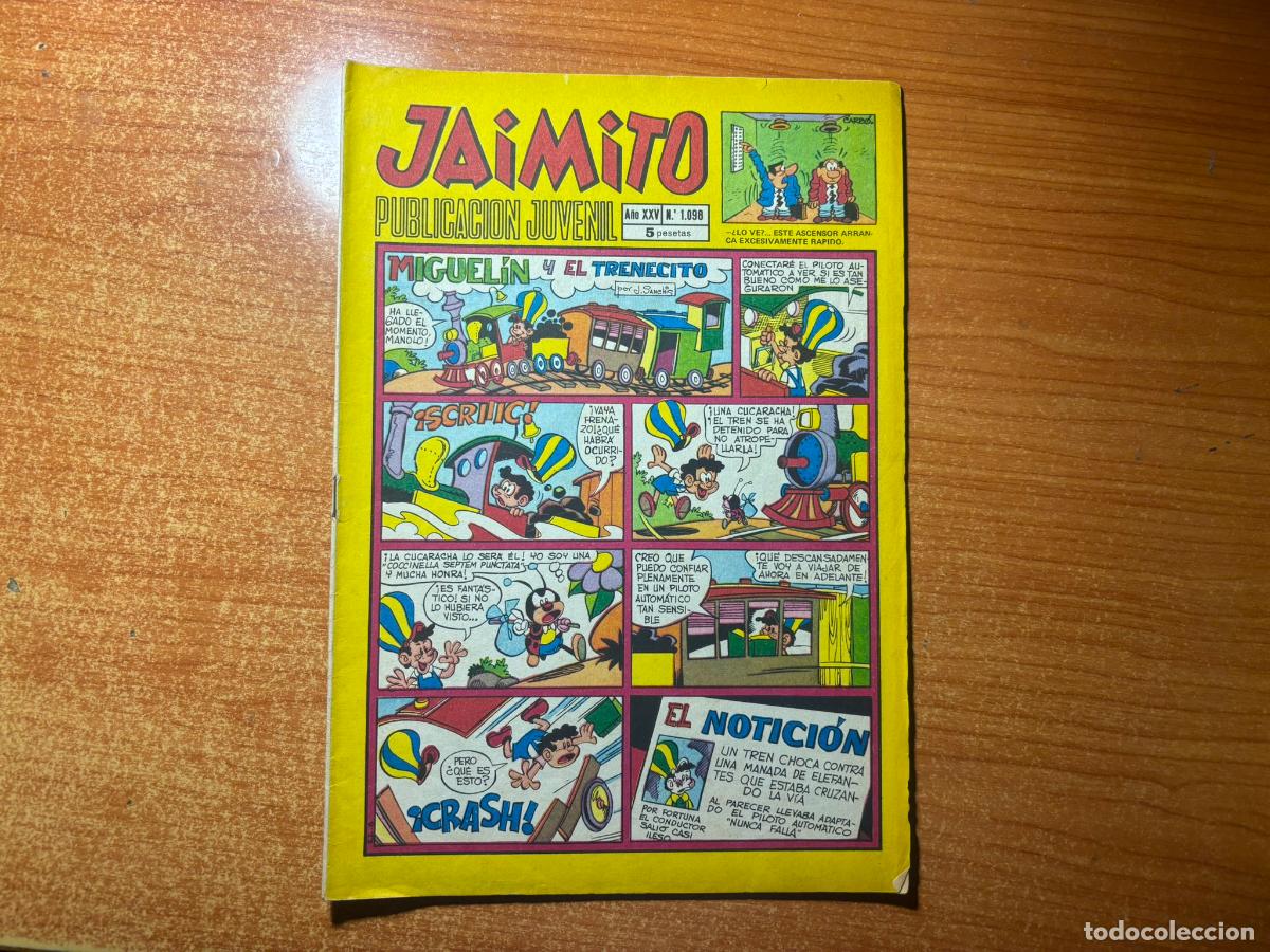 Tebeos: JAIMITO N&ordm; 1098 EDITORIAL VALENCIANA