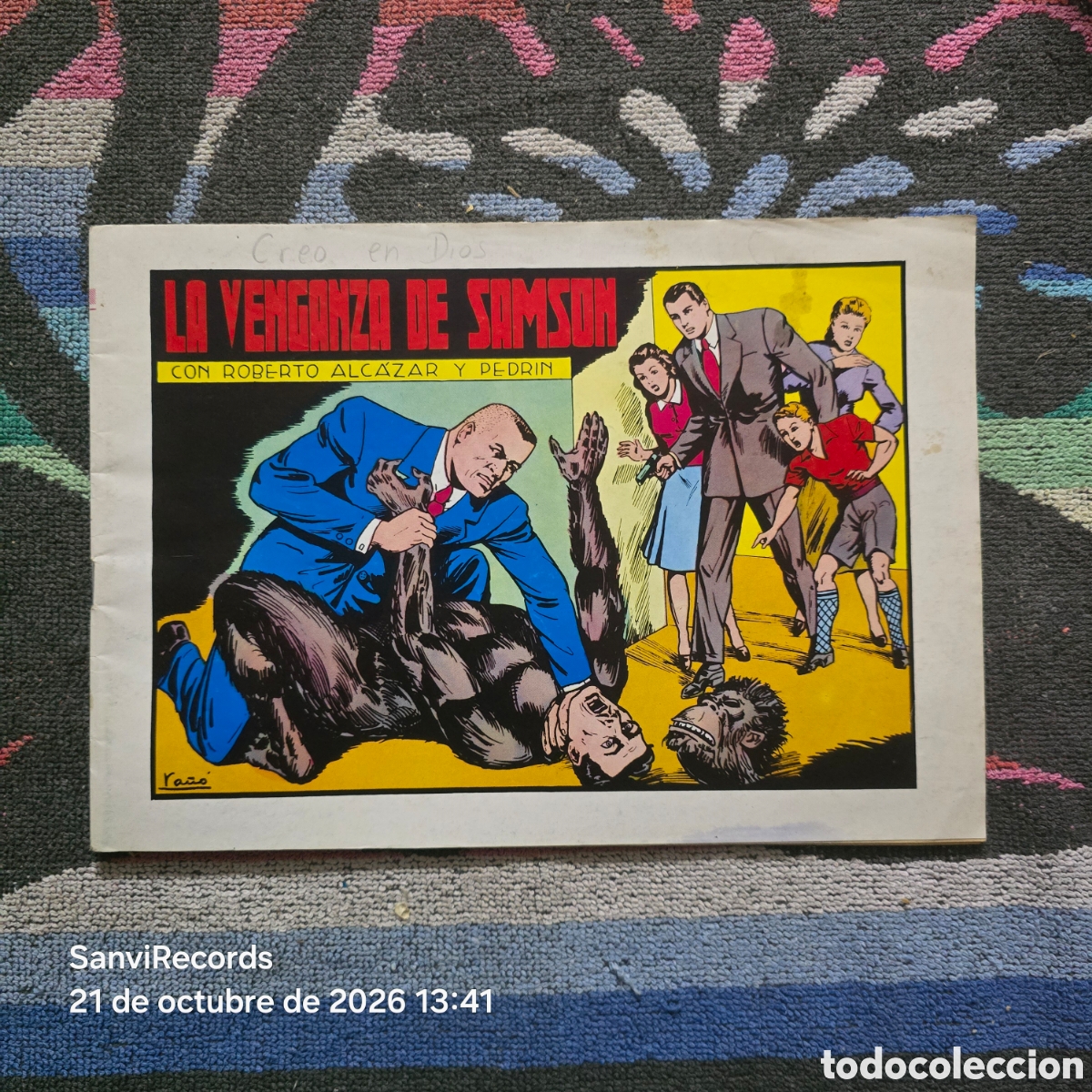 Tebeos: ROBERTO ALC&Aacute;ZAR Y PEDRIN 60: LA VENGANZA DE SAMSON (VALENCIANA)