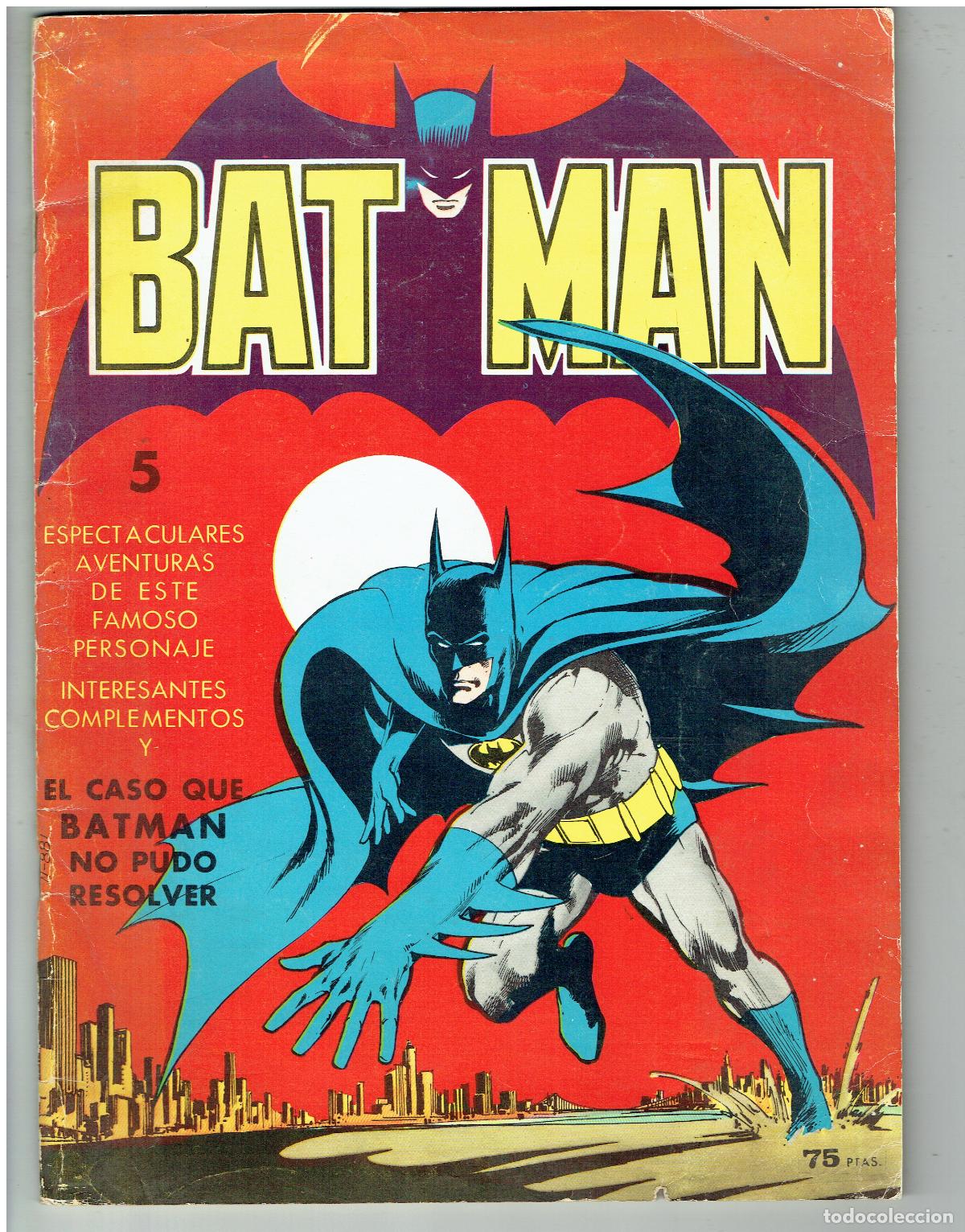 Tebeos: BAT MAN. N&ordm; 5. VALENCIANA, 1976. (C/16 RUM)