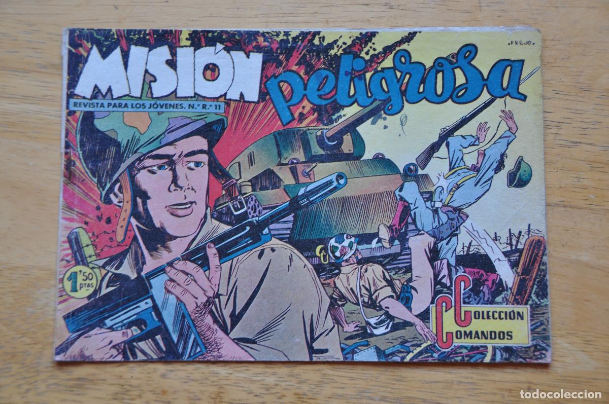 Tebeos: COMIC - COLECCION COMANDOS N&ordm;12 (MISION PELIGROSA)