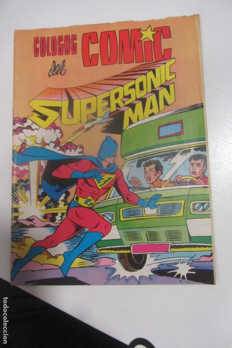 Tebeos: COLOSOS DEL COMIC 22. SUPERSONIC MAN N&ordm; 2 (Jos&eacute; Sanch&iacute;s) Valenciana, 1979 ARX31