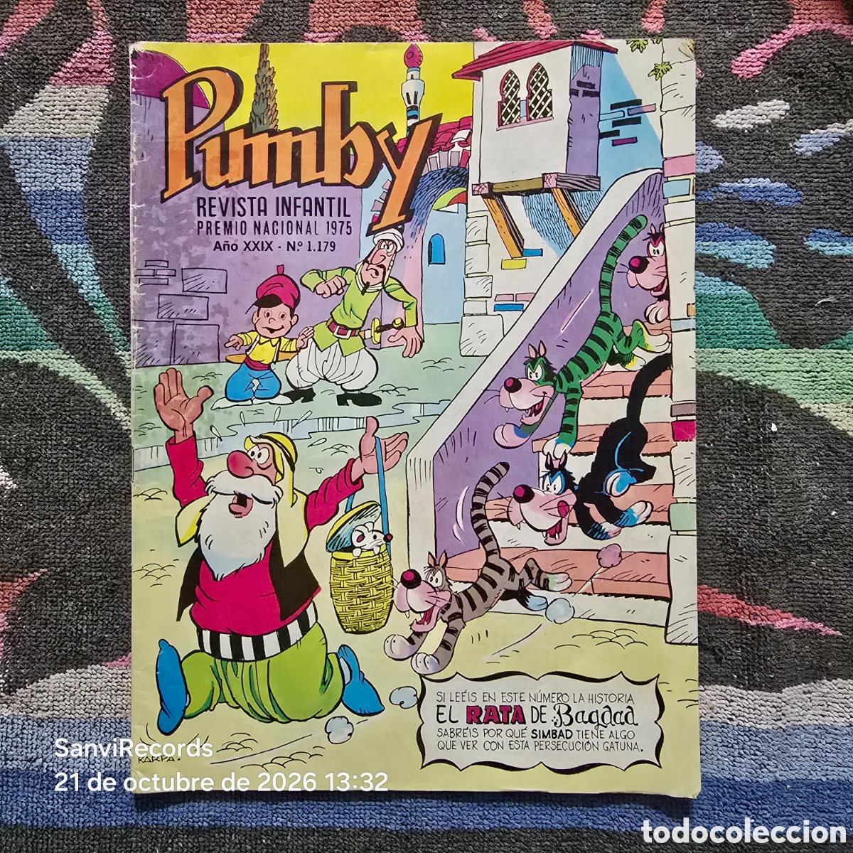 Tebeos: PUMBY, REVISTA INFANTIL 1179 (A&Ntilde;O XXIX) (VALENCIANA)
