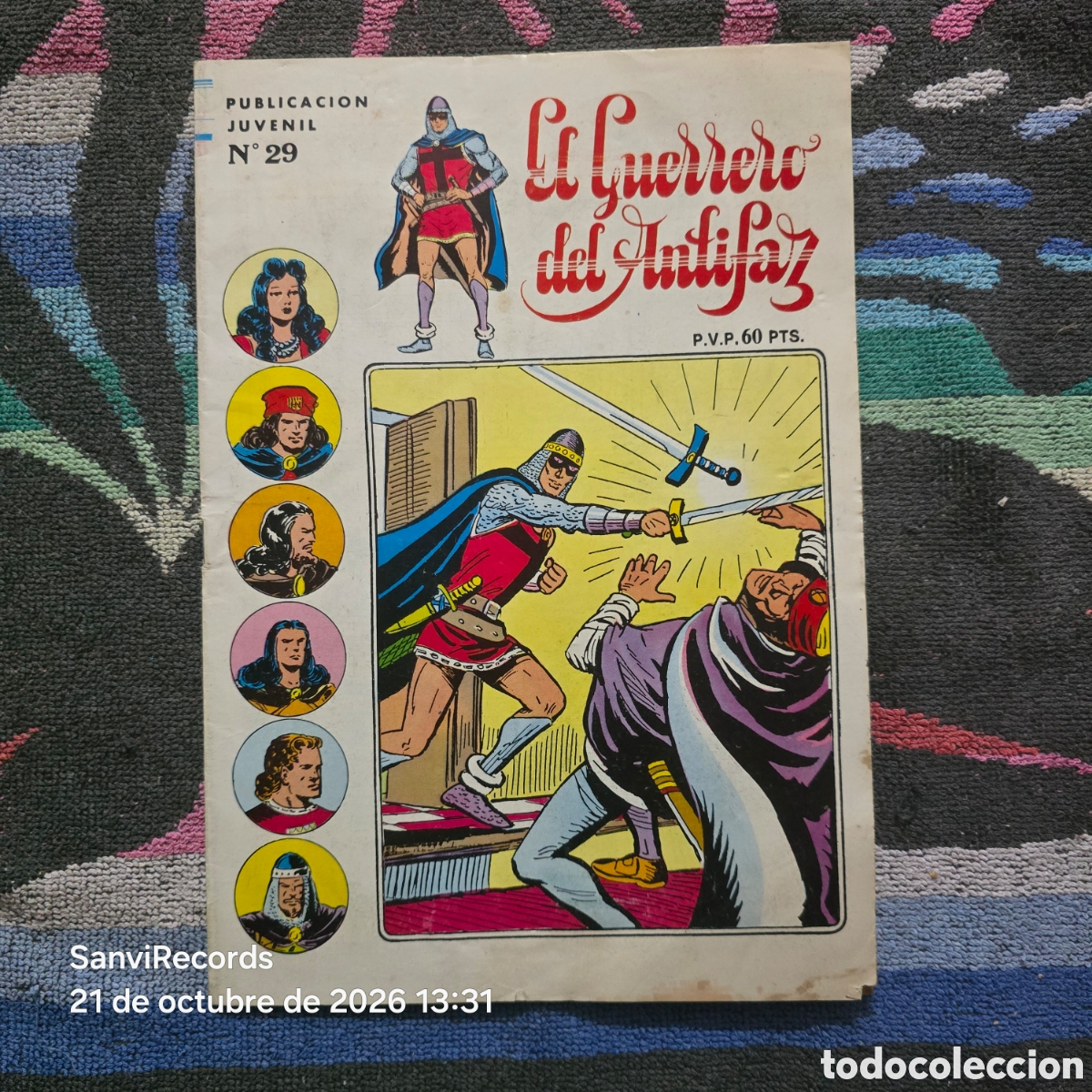 Tebeos: EL GUERRERO DEL ANTIFAZ 29 (VALENCIANA)