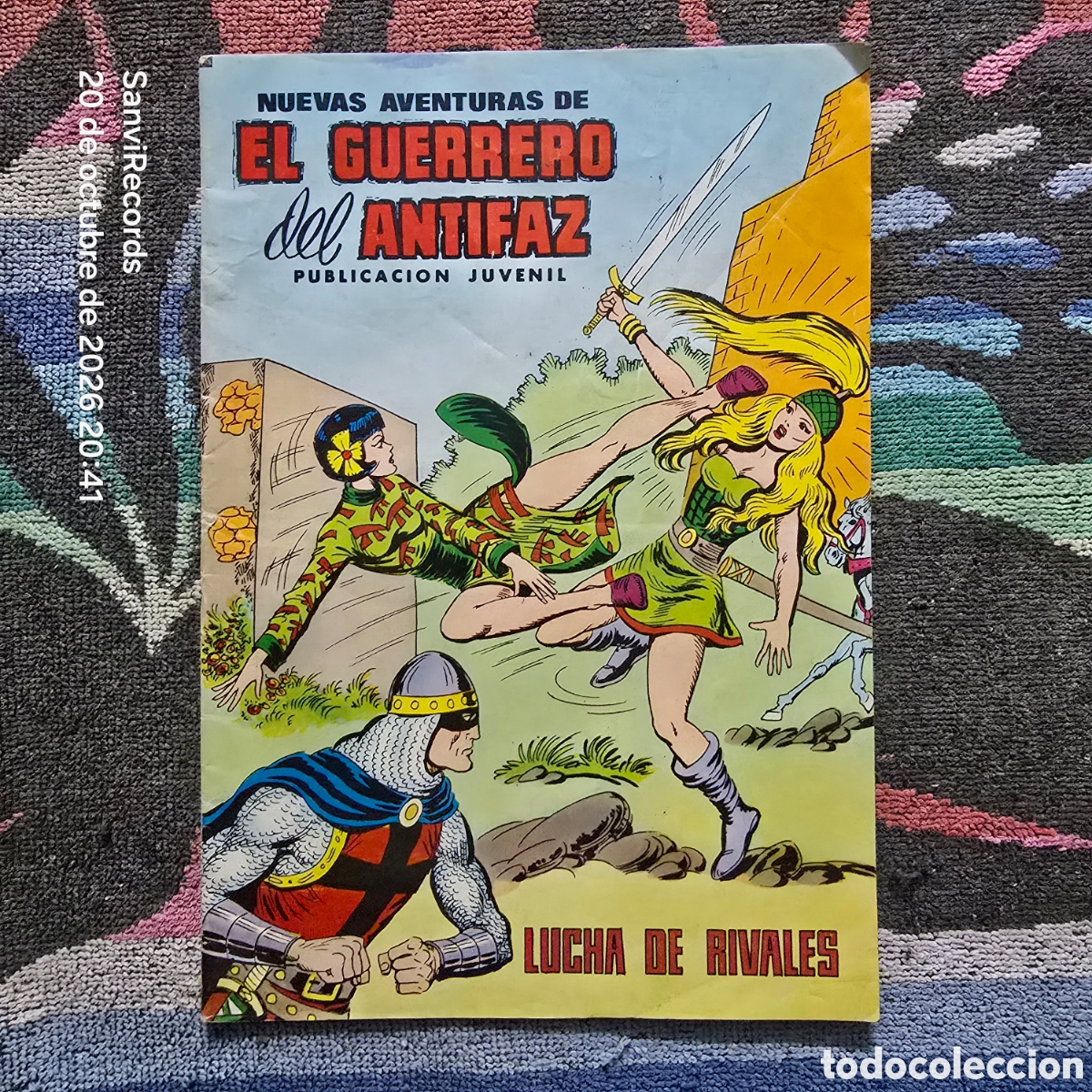 Tebeos: NUEVAS AVENTURAS DE EL GUERRERO DEL ANTIFAZ 59: LUCHA DE RIVALES (VALENCIANA)