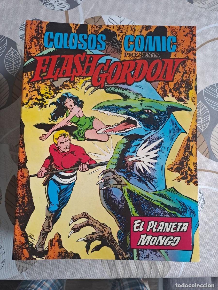 Tebeos: Colosos del comic, Flash Gordon completa 38 n&uacute;meros, Valenciana en muy buen estado Bolsa DA
