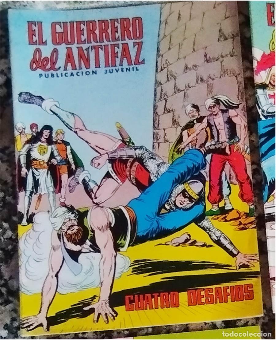 Tebeos: CUATRO DESAFIOS EL GUERRERO DEL ANTIFAZ N.&ordm; 315 Ed. VALENCIANA
