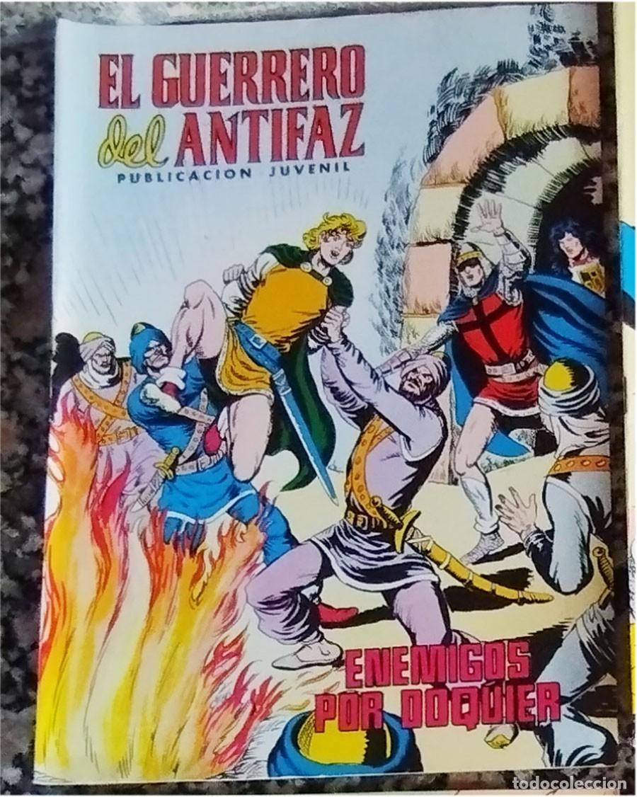 Tebeos: ENEMIGOS POR DOQUIER EL GUERRERO DEL ANTIFAZ N.&ordm; 319 Ed. VALENCIANA