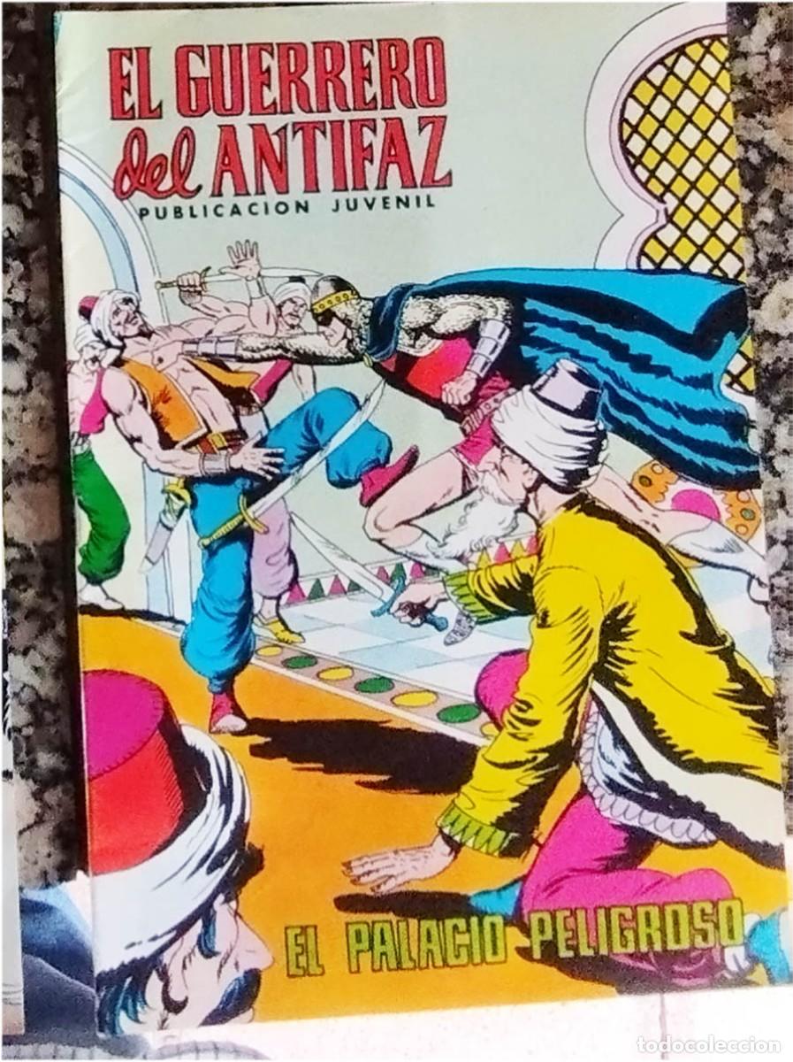 Tebeos: EL PALACIO PELIGROSO EL GUERRERO DEL ANTIFAZ N.&ordm; 330 Ed. VALENCIANA