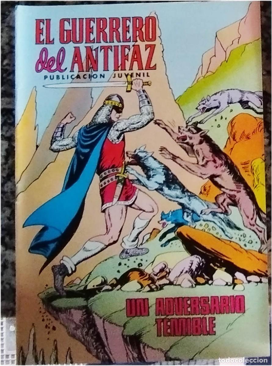 Tebeos: UN ADVERSARIO TERRIBLE EL GUERRERO DEL ANTIFAZ N.&ordm; 333 Ed. VALENCIANA