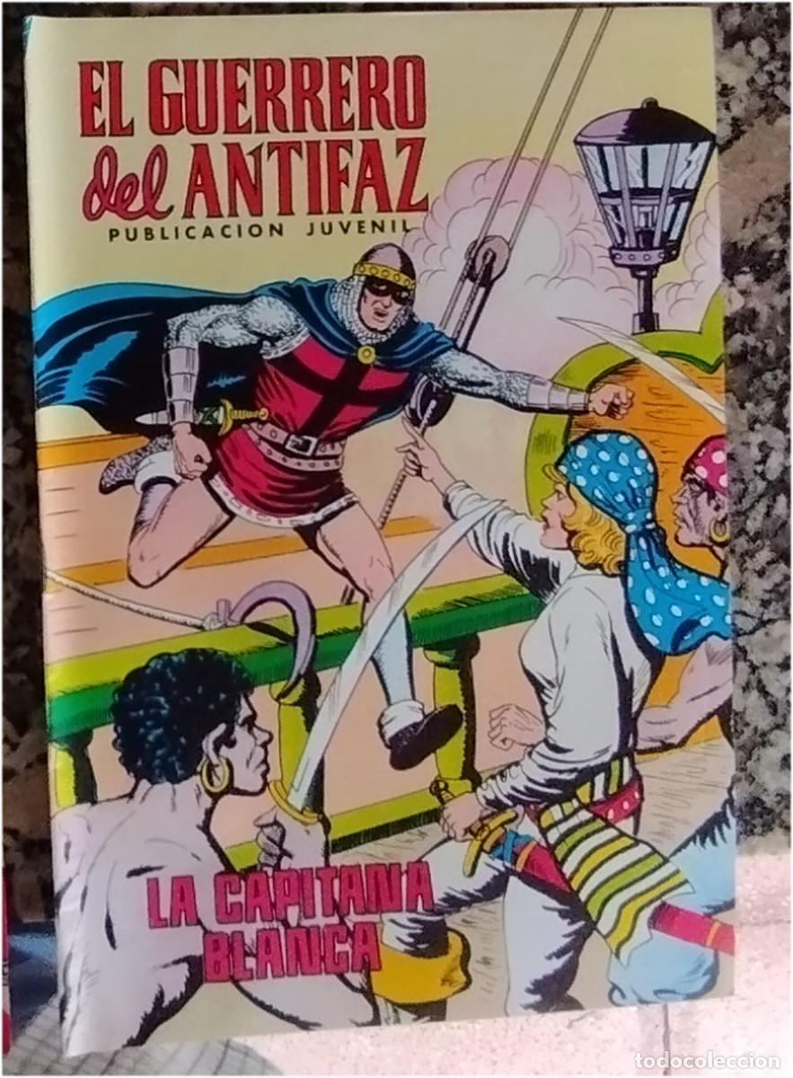 Tebeos: LA CAPITANA BLANCA EL GUERRERO DEL ANTIFAZ N.&ordm; 338 Ed. VALENCIANA
