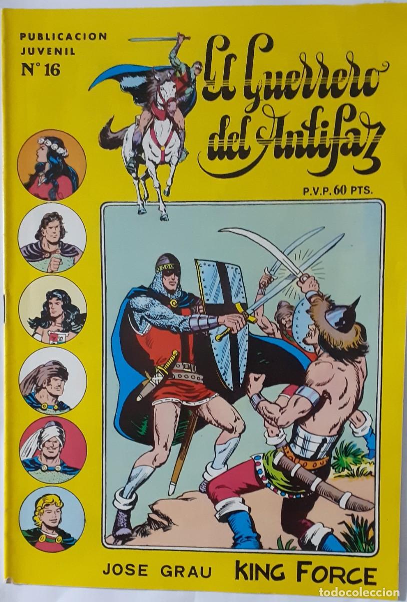 Tebeos: EL GUERRERO DEL ANTIFAZ-SERIE IN&Eacute;DITA-VALENCIANA- N&ordm; 16 -J. GRAU-L. BERMEJO-GAGO-1981-BUENO-VEA-1833