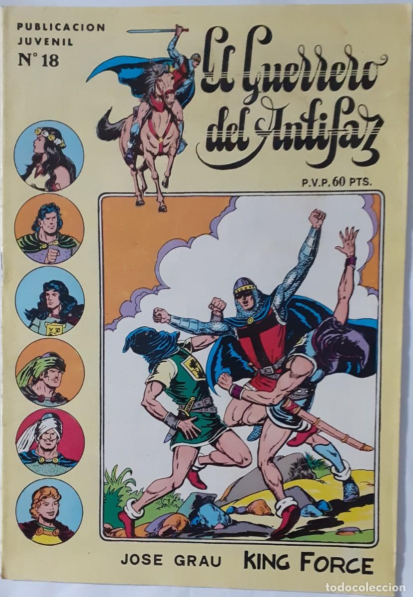 Tebeos: EL GUERRERO DEL ANTIFAZ-SERIE IN&Eacute;DITA-VALENCIANA- N&ordm; 18 -M.GAGO-CART&Uacute;S-LICERAS-J.GRAU-BUENO-VEA-1835