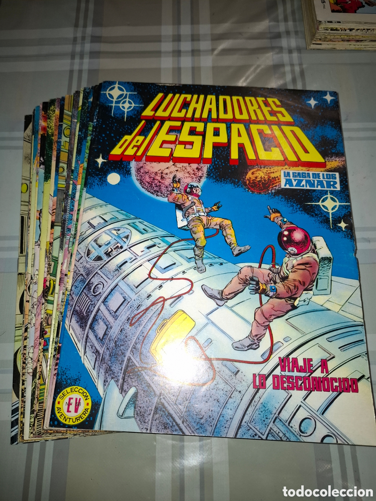 Tebeos: Luchadores del espacio , La saga de los Aznar , Valenciana completa , 21 n&uacute;meros