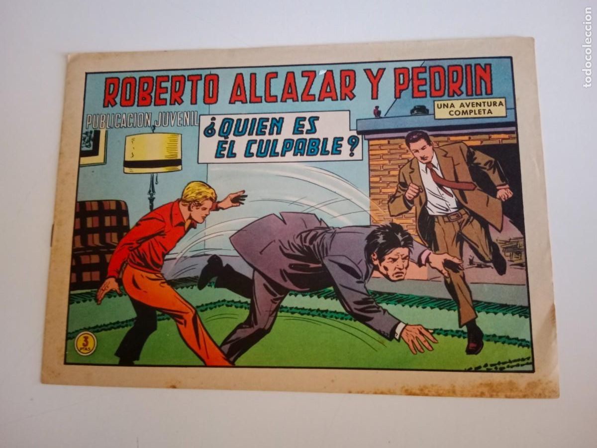 Tebeos: ROBERTO ALC&Aacute;ZAR Y PEDR&Iacute;N N&deg;. 1077 EDITORIAL VALENCIANA -ORIGINAL
