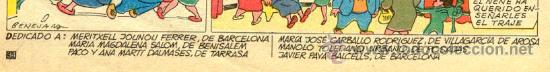 Tebeos: DETALLE DEDICATORIAS - Foto 3
