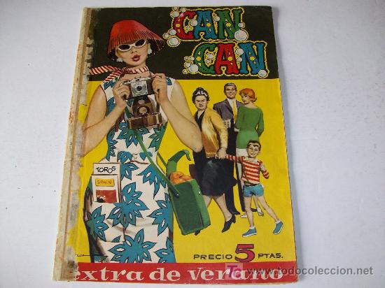 Tebeos: Editorial Bruguera:  CAN CAN, Extra de Verano - Foto 1