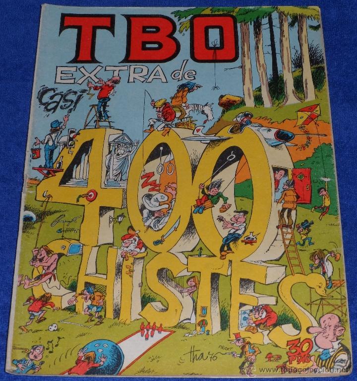 Tebeos: TBO Extra de casi 400 chistes (1976) &iexcl;Impecable! - Foto 1