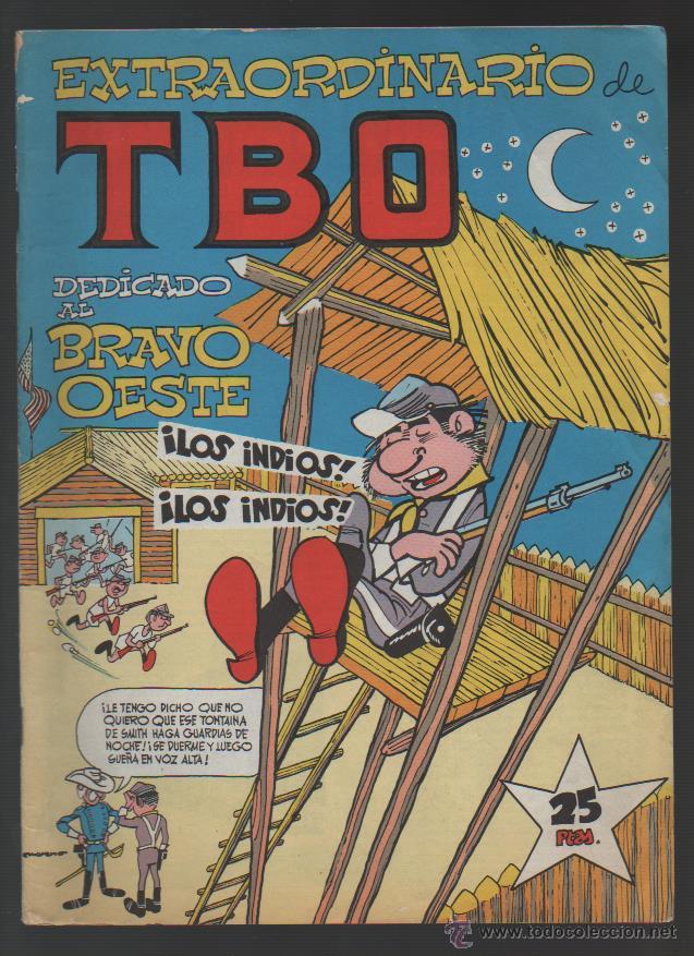 Tebeos: TBO - EXTRA BRAVO OESTE  ORIGINAL 1954 - B 5 - Foto 1
