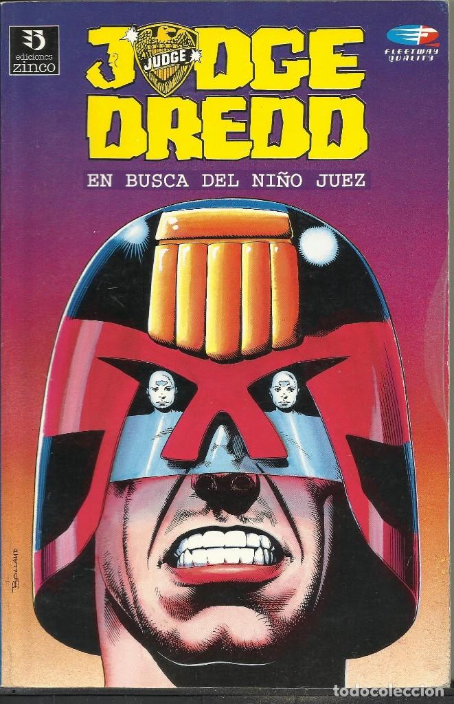 Tebeos: JUEZ DREDD - En busca del ni&ntilde;o Juez - Comic de tapa blanda - Foto 1