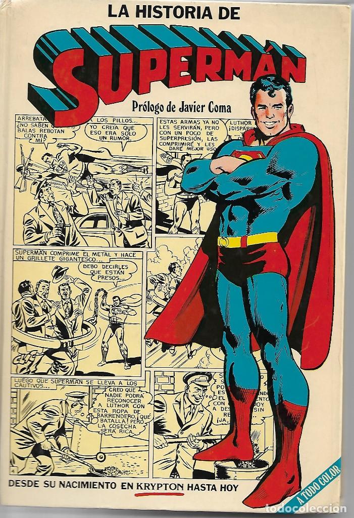 Tebeos: LA HISTORIA DE SUPERMAN / Pr&oacute;logo de Javier Coma  Compartir lote - Foto 1