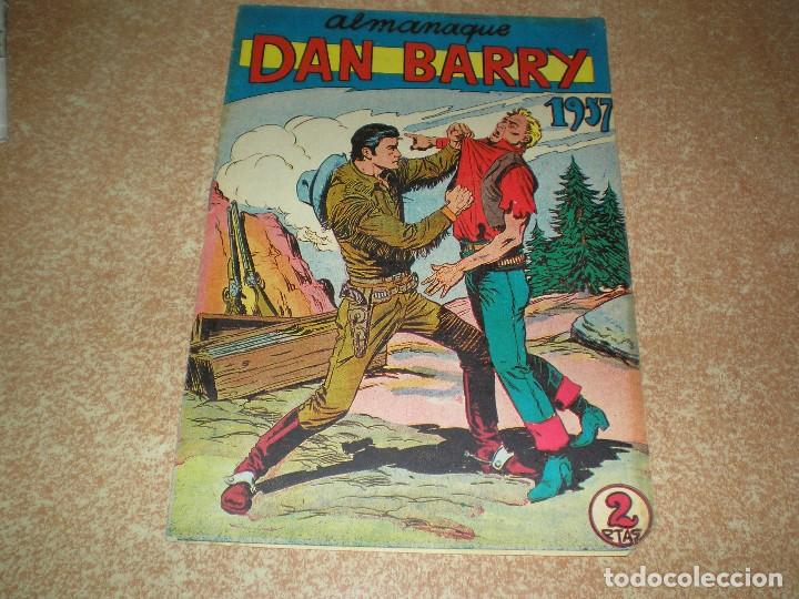 Tebeos: DAN BARRY EL TERREMOTO ALMANAQUE DE 1957 - Foto 1