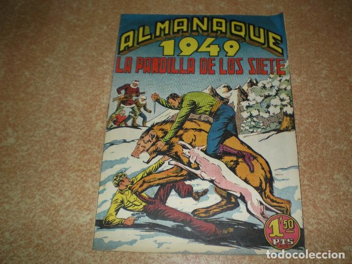 Tebeos: ALMANAQUE DE PANDILLA DE LOS SIETE DE 1949 - Foto 1
