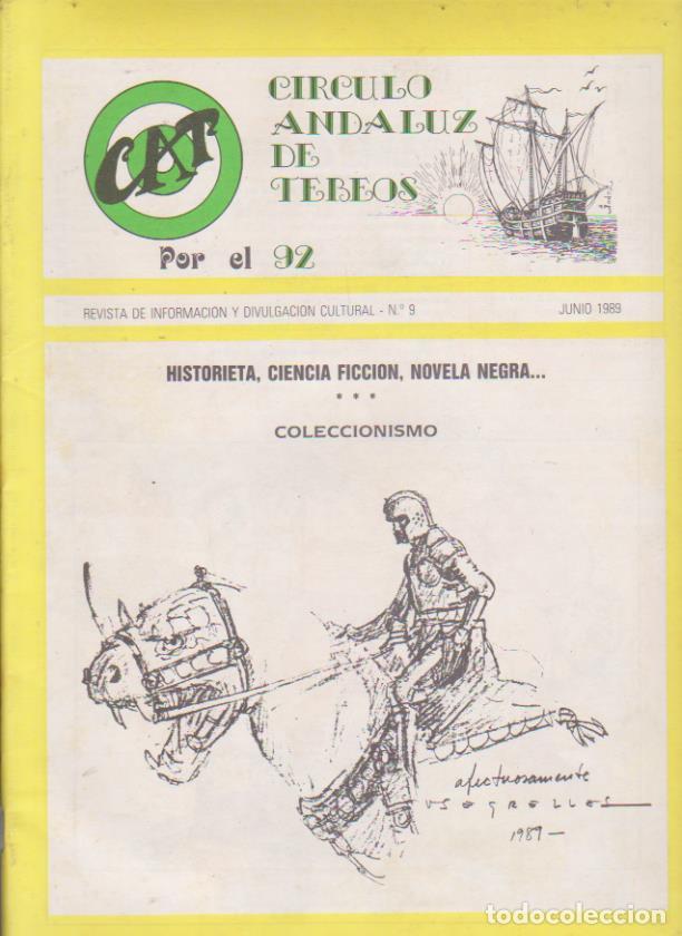 Tebeos: C&iacute;rculo Andaluz de Tebeos n&ordm; 9. Junio 1989. - Foto 1