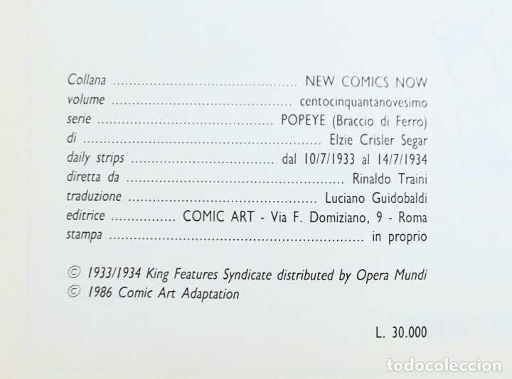 Tebeos: POPEYE BRACCIO DE FERRO **** IDIOMA ITALIANO - Foto 6