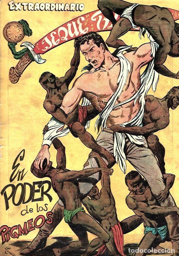 Tebeos: extraordinario jeque blanco n&ordm; 3, en poder de los pigmeos, editorial roll&aacute;n, original - Foto 1