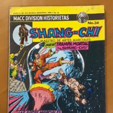 Tebeos: SHANG - CHI, Nº 36. MACC DIVISION HISTORIETAS. 1975.