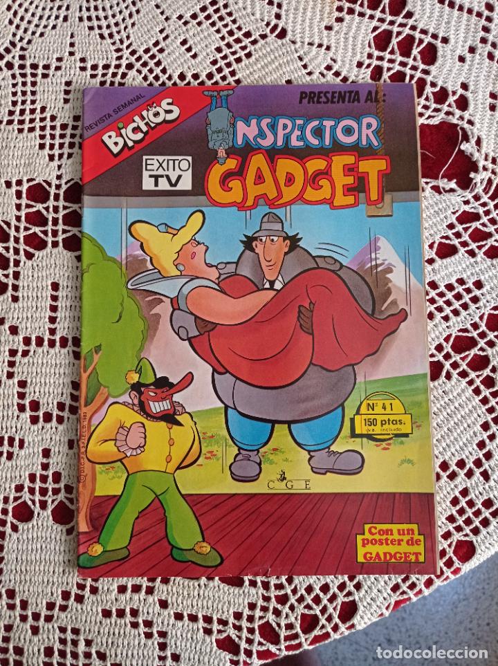 Tebeos: BICHOS EL INSPECTOR GADGET CON POSTER - Foto 1
