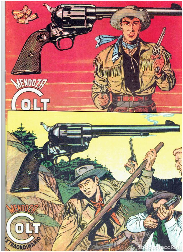 Comics: * MENDOZA COLT * EXTRAORDINARIO 2 Nº * DE RAZA DE CONQUISTADORES Y LA RUTA PROHIBIDA *