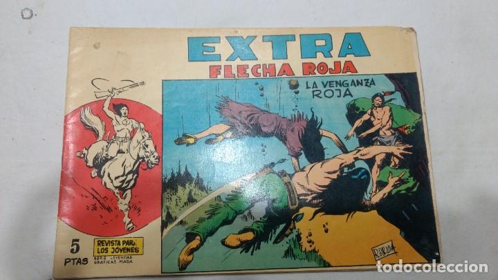 Tebeos: FLECHA ROJA EXTRA N&ordm; 5 ORIGINAL EDITORIAL MAGA 1962 - Foto 1