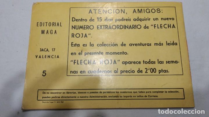 Tebeos: FLECHA ROJA EXTRA N&ordm; 5 ORIGINAL EDITORIAL MAGA 1962 - Foto 2