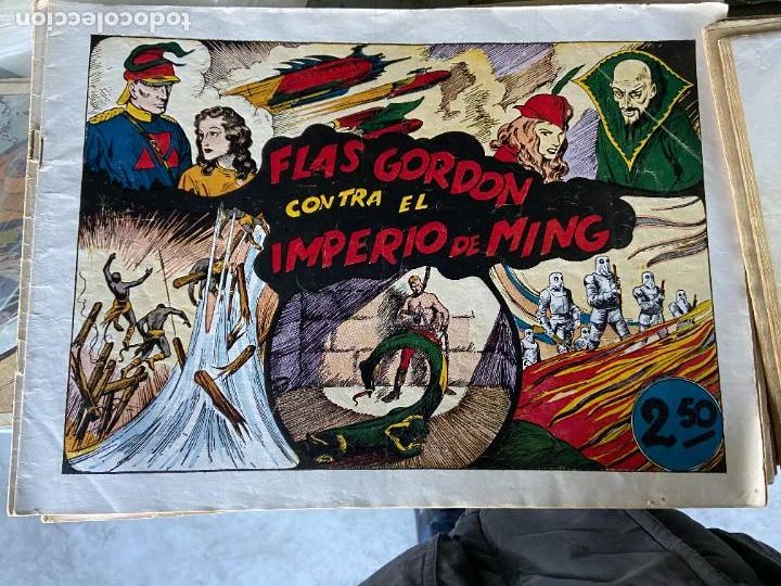 Tebeos: flash gordon extra 9 ejemplares coleccion completa 1942 correcta bolsa 23 - Foto 2