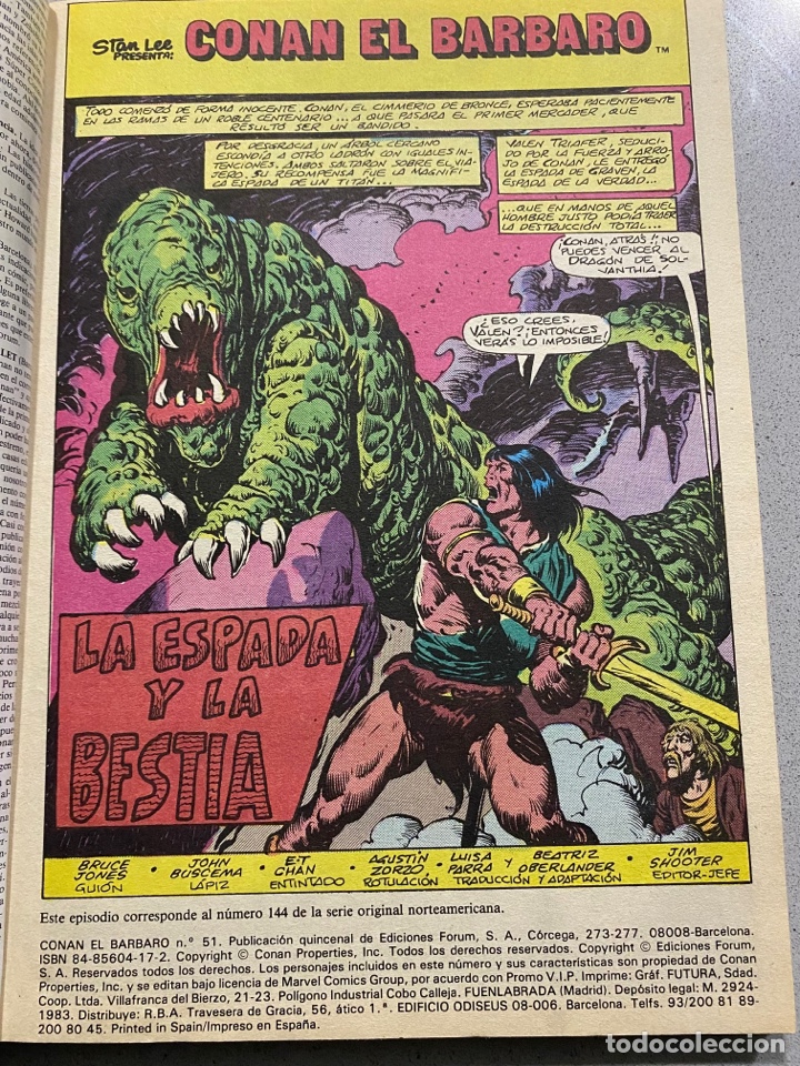 Tebeos: Conan El b&aacute;rbaro. Contiene 5 tomos - Foto 2