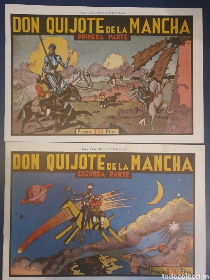 Tebeos: 2 C&Oacute;MIC LAS GRANDES AVENTURAS DE DON QUIJOTE DE LA MANCHA - Foto 1