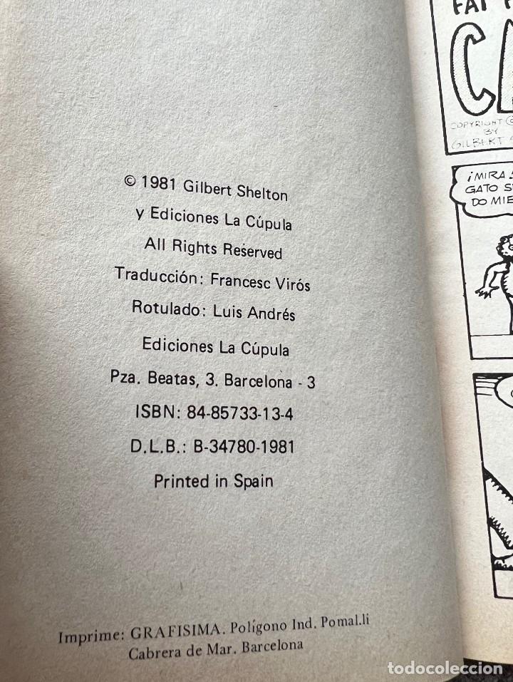 Tebeos: LAS AVENTURAS DE EL GATO DE FAT FREDDY - EDICIONES LA C&Uacute;PULA 1981 - Foto 3