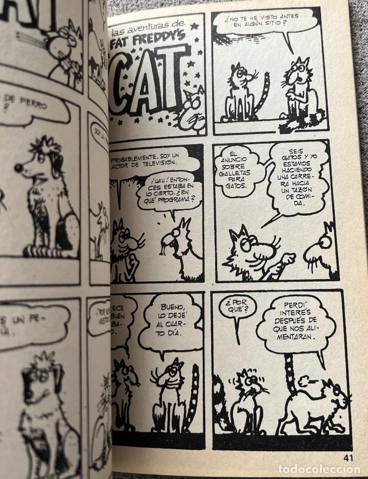 Tebeos: LAS AVENTURAS DE EL GATO DE FAT FREDDY - EDICIONES LA C&Uacute;PULA 1981 - Foto 5