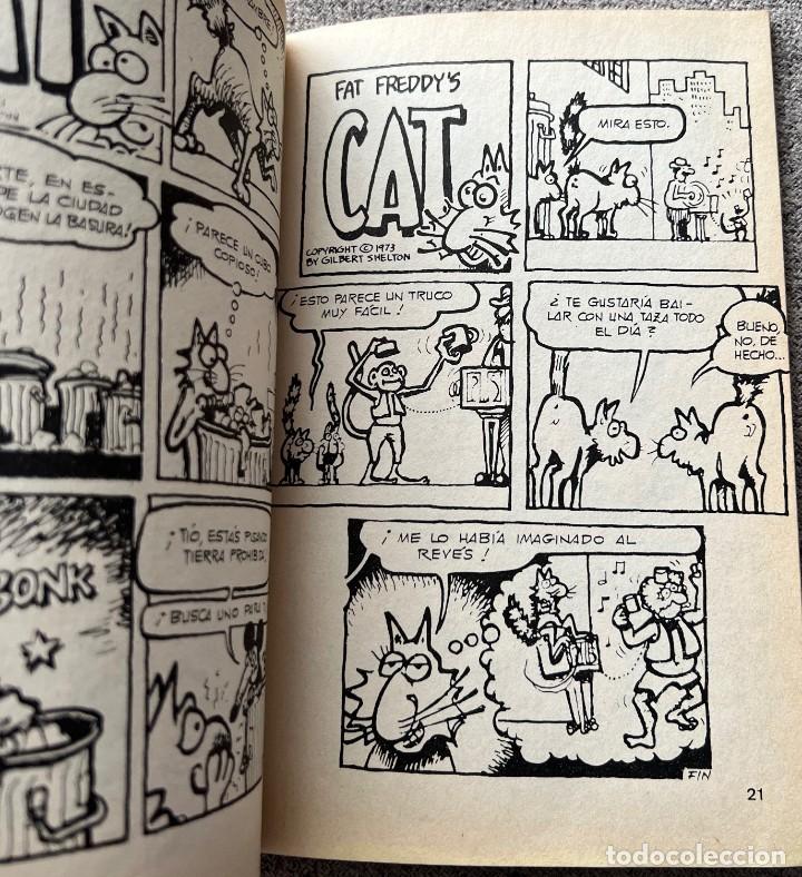 Tebeos: LAS AVENTURAS DE EL GATO DE FAT FREDDY - EDICIONES LA C&Uacute;PULA 1981 - Foto 6