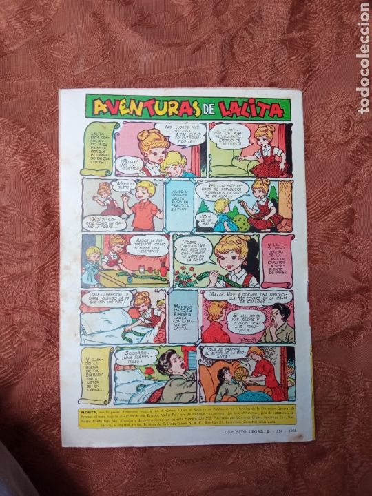 Tebeos: FLORITA,n&deg;489,a&ntilde;o 1958 - Foto 2