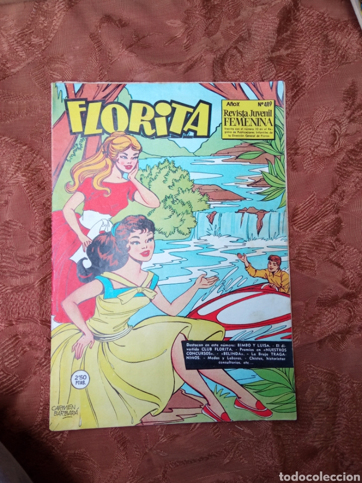 Tebeos: FLORITA,n&deg;489,a&ntilde;o 1958 - Foto 1