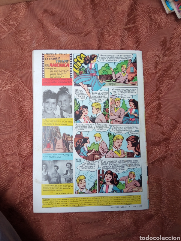 Tebeos: FLORITA,n&deg;480,a&ntilde;o 1958 - Foto 2