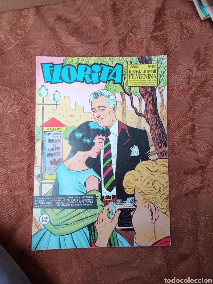 Tebeos: FLORITA,n&deg;480,a&ntilde;o 1958 - Foto 1