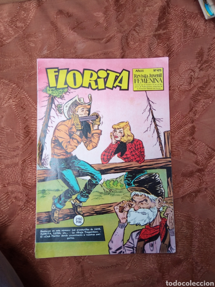 Tebeos: FLORITA,n&deg;475,a&ntilde;o 1958 - Foto 1