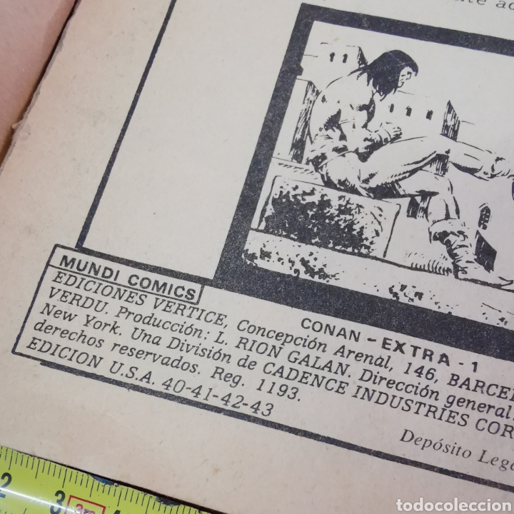 Tebeos: C&oacute;mic de Conan el B&aacute;rbaro de 1980, Extra 1. Ediciones Mundi - Foto 4
