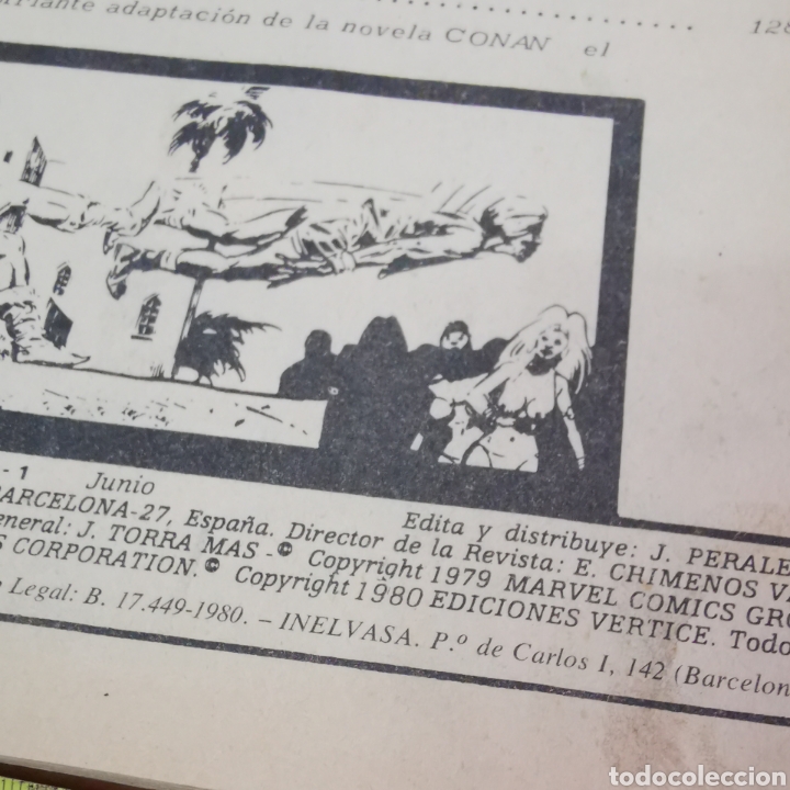 Tebeos: C&oacute;mic de Conan el B&aacute;rbaro de 1980, Extra 1. Ediciones Mundi - Foto 5