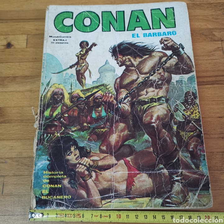 Tebeos: C&oacute;mic de Conan el B&aacute;rbaro de 1980, Extra 1. Ediciones Mundi - Foto 1