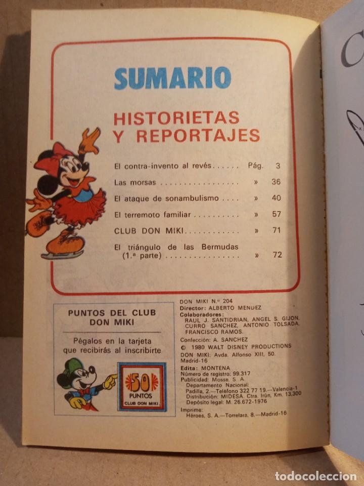 Tebeos: DON MIKI - WALT DISNEY - N&deg;204. - Foto 4