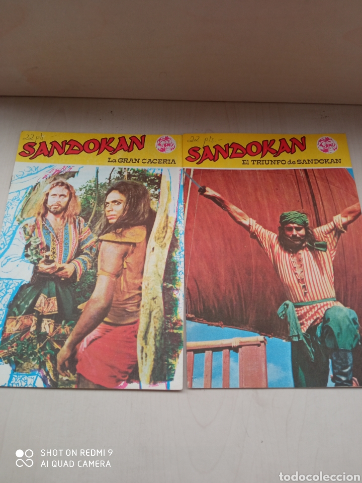 Tebeos: Lote 2 c&oacute;mic sandokan antiguos como nuevos - Foto 1